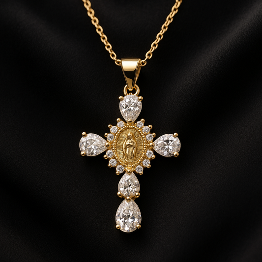 Collar VIRGEN DE GUADALUPE CRUZ